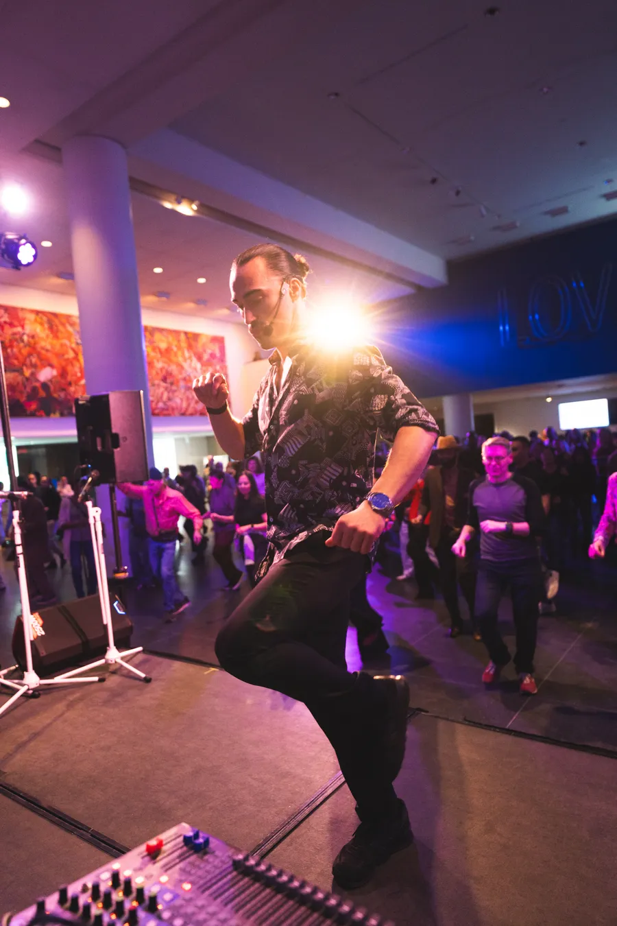A Salsa with Hunter corporate event