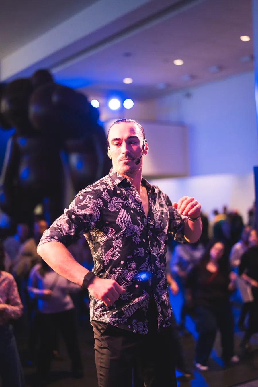 A Salsa with Hunter corporate event