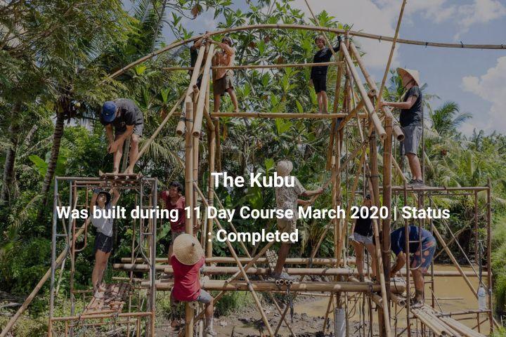Bamboo construction in Bali