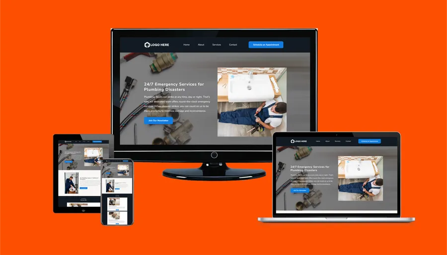 Contractor website mockup 3