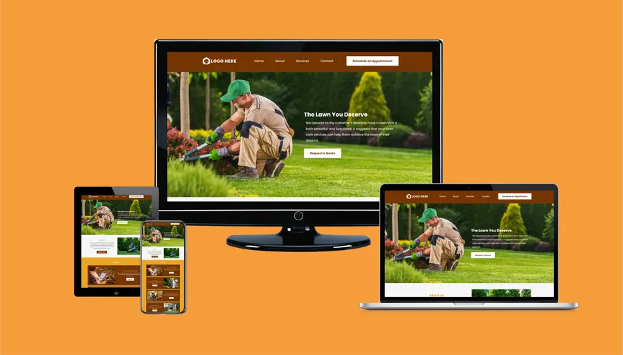 Contractor website mockup 1