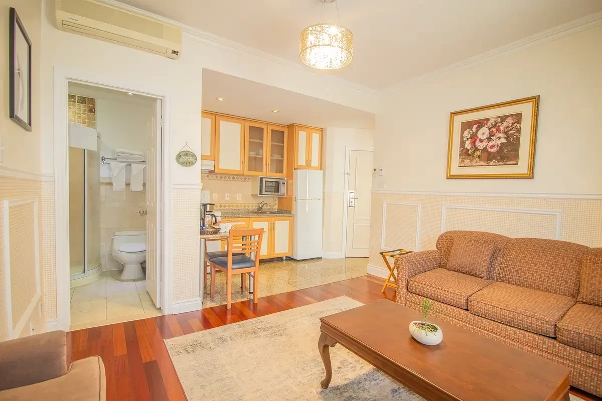 Hotel reception area