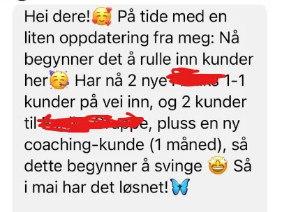 Heidi turte å si opp den faste jobben, og satse alt på egen praksis