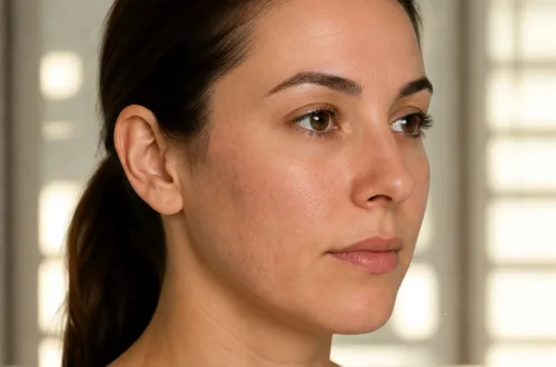 Avant les séances de microneedling