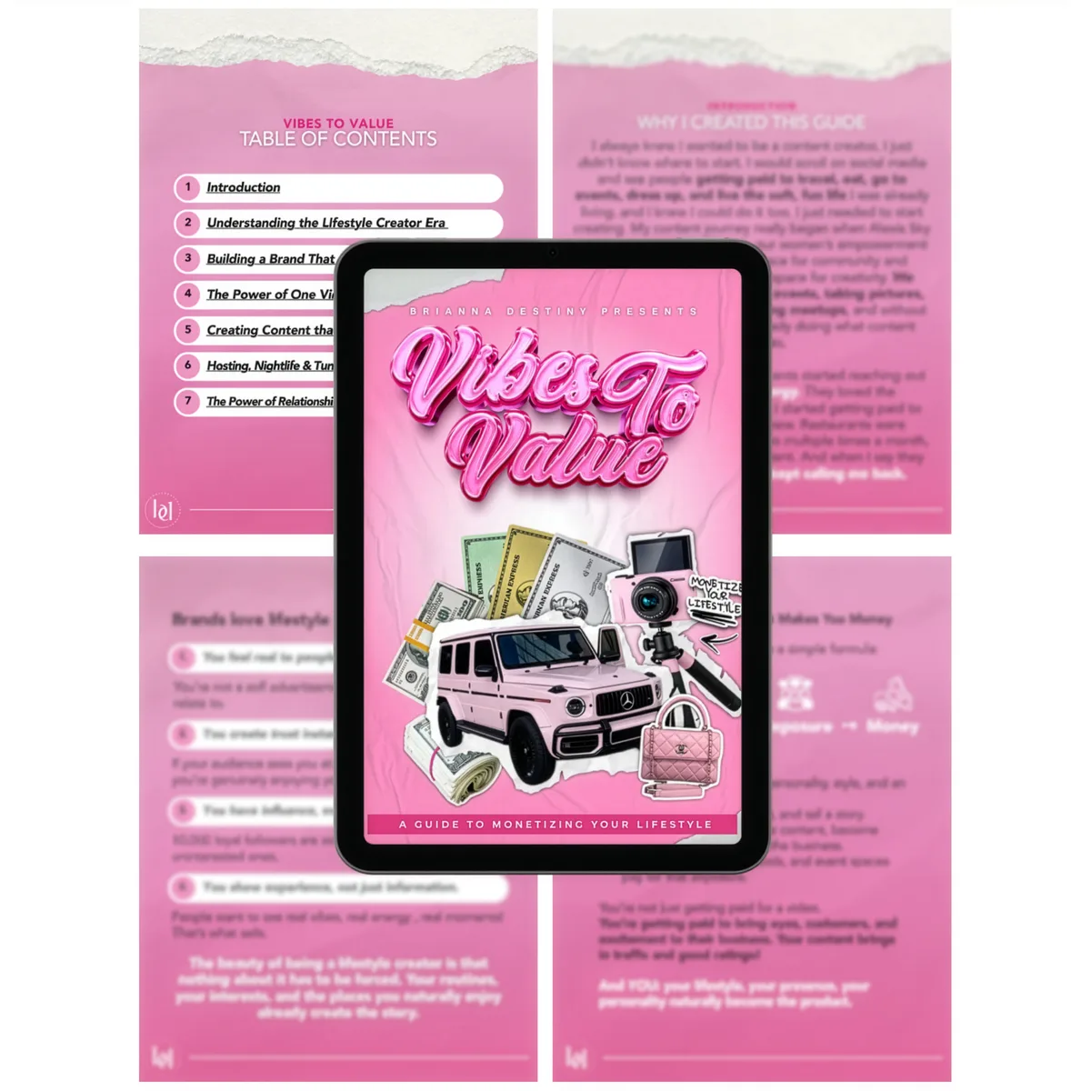 Vibes to Value e-book mockup