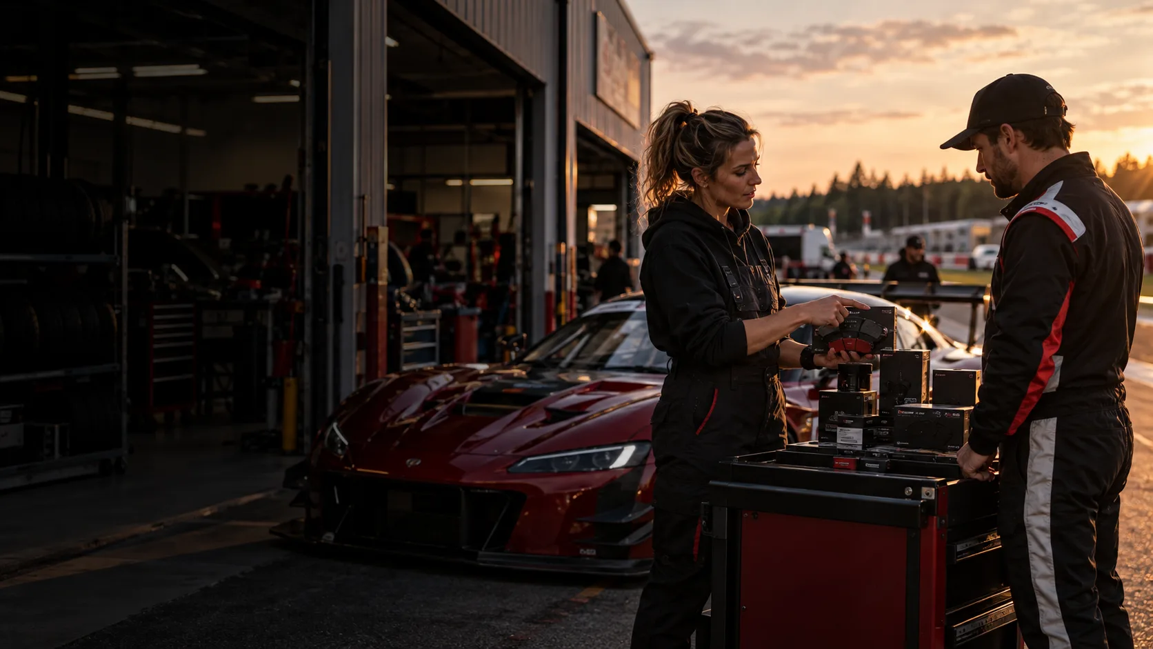 Échange entre une entreprise et un pilote autour de pièces de performance
