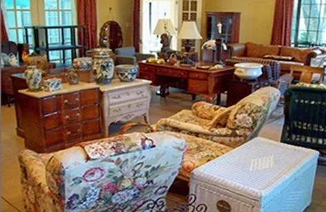 Household furnishings and estate contents prepared for online auction