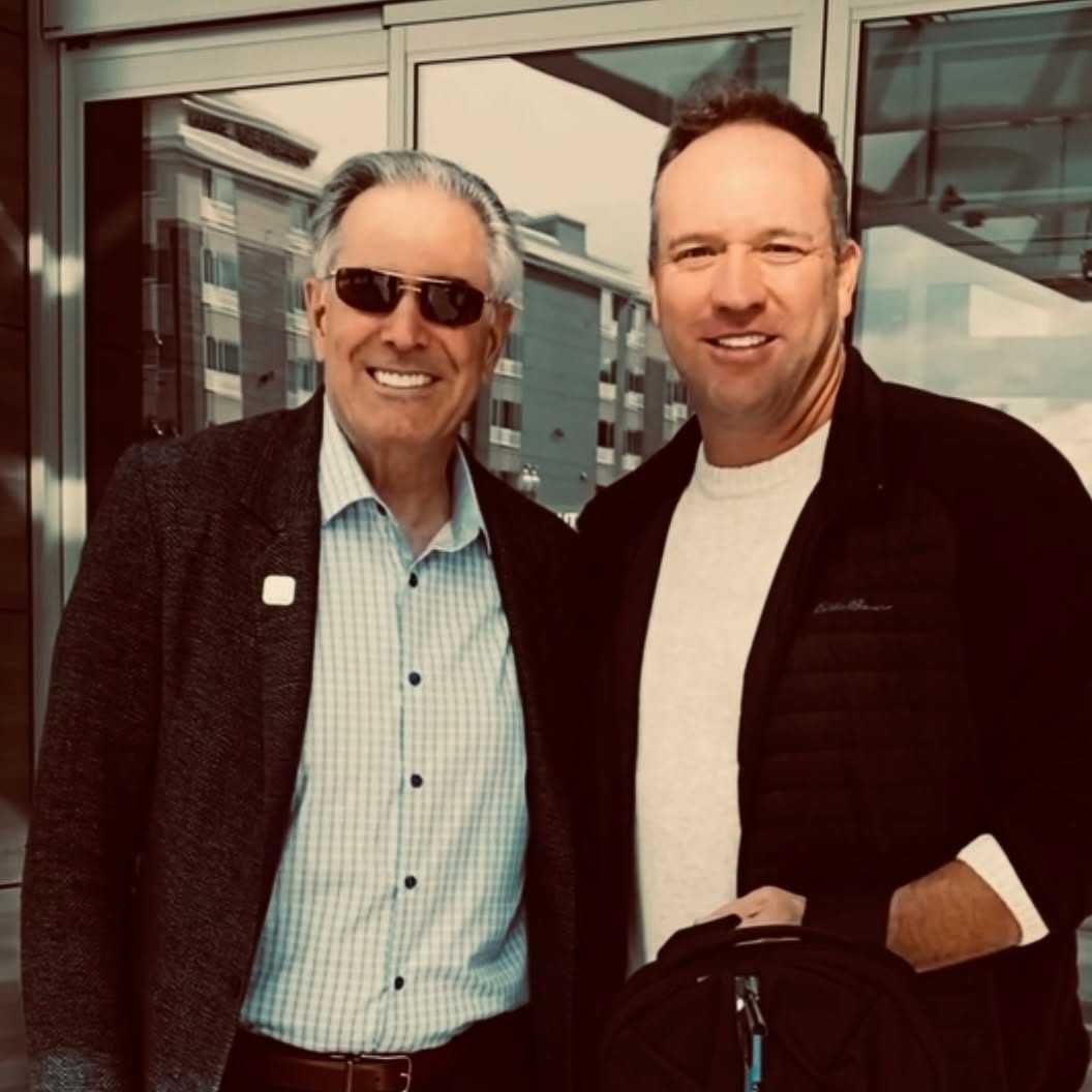 Kevin with his mentor