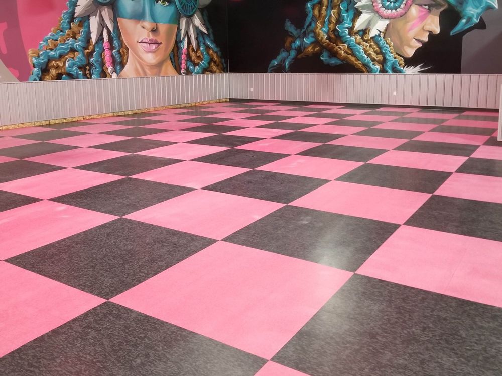 VCT floor before strip and wax