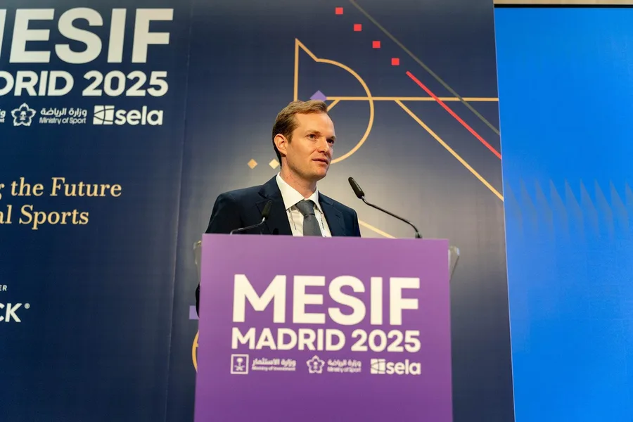 Ponente ante el photocall de MESIF Madrid 2025