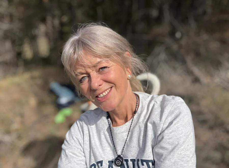 Emma Voysey outdoors in the Pyrenees