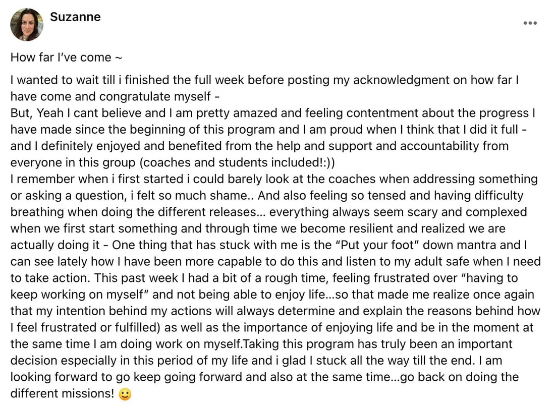 Written client review 90 — Transformation Mastery Mentoring 2.0.