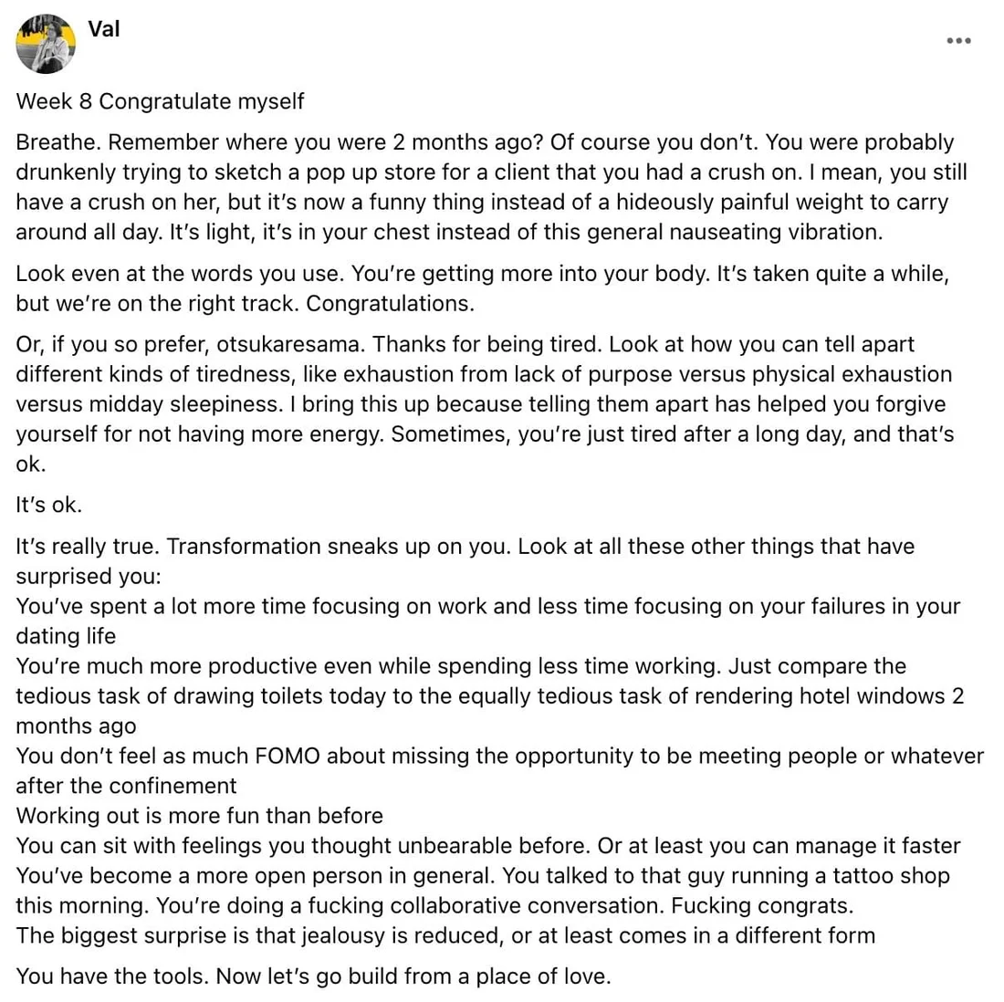 Written client review 53 — Transformation Mastery Mentoring 2.0.
