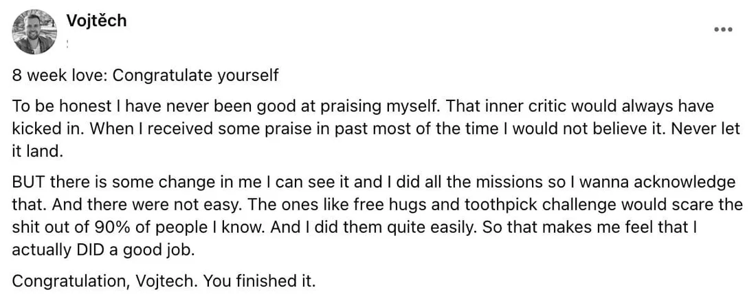 Written client review 39 — Transformation Mastery Mentoring 2.0.