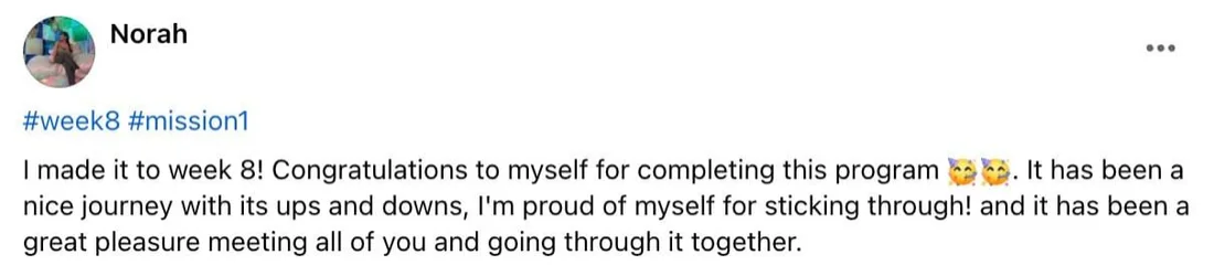 Written client review 135 — Transformation Mastery Mentoring 2.0.