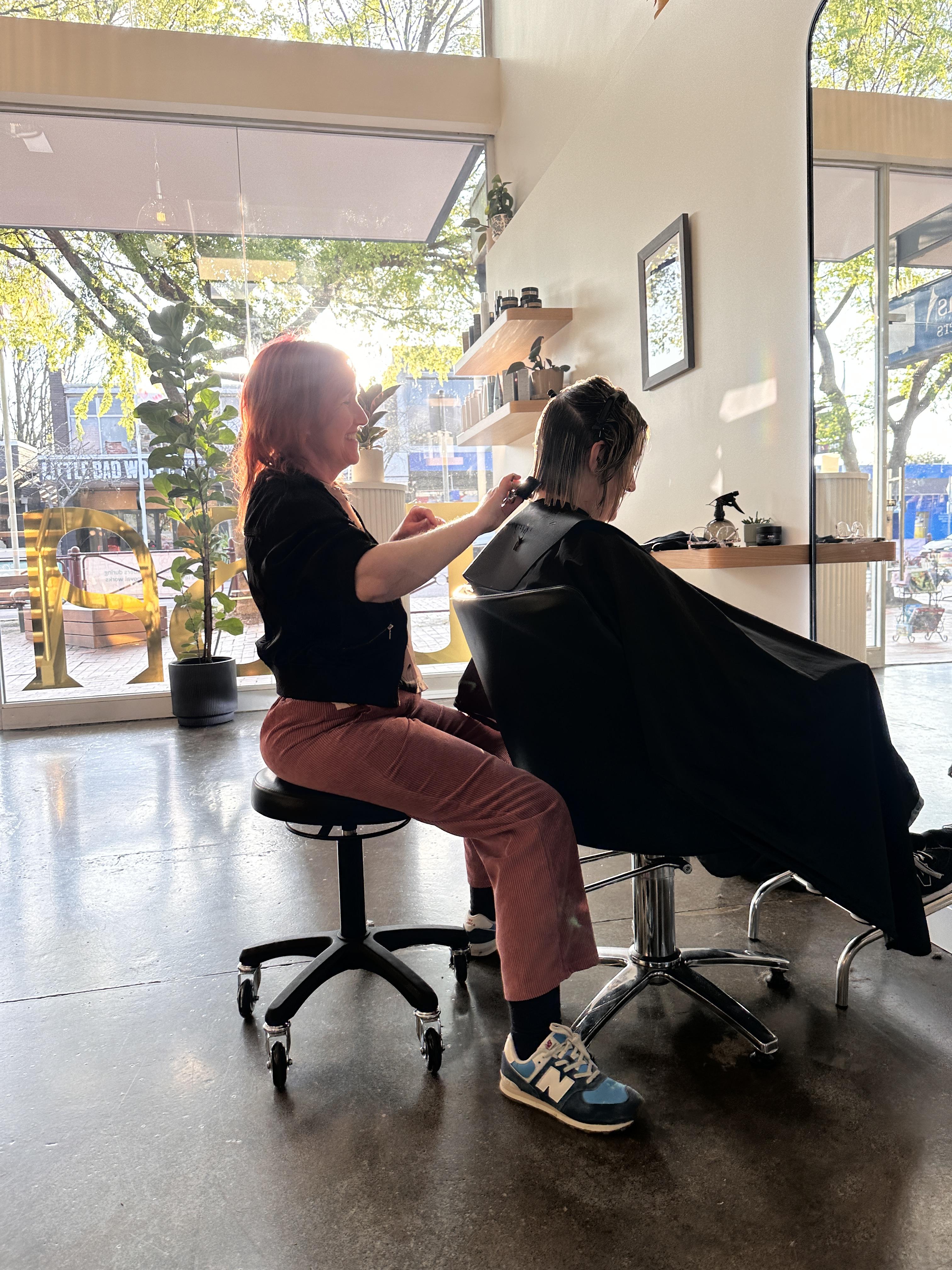The BIBA Croydon salon interior — clean, modern and designed for stylists