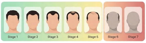Select your Hair Loss Level