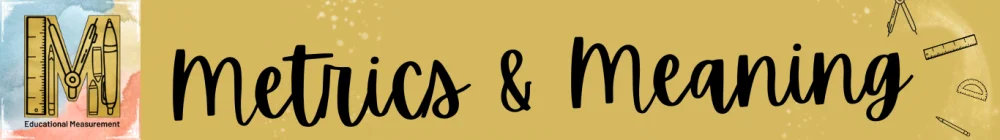 Metrics & Meaning Newsletter Header with Metimur Logo on a gold background