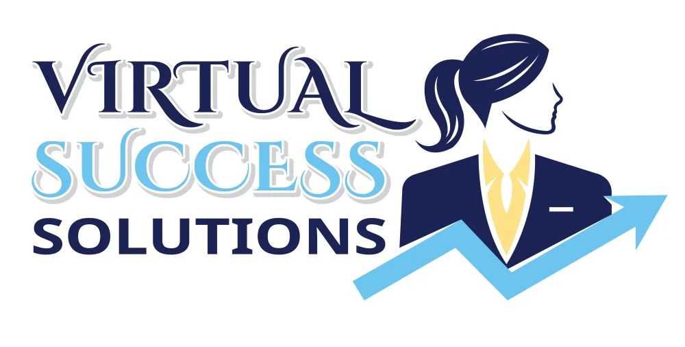 Virtual Success Solutions Logo Girl with Ponytail