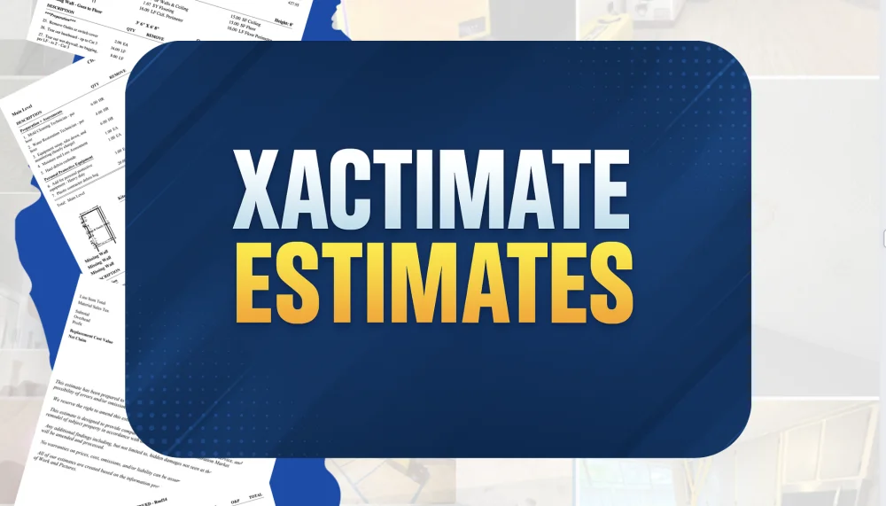 Xactimate Estimates Services
