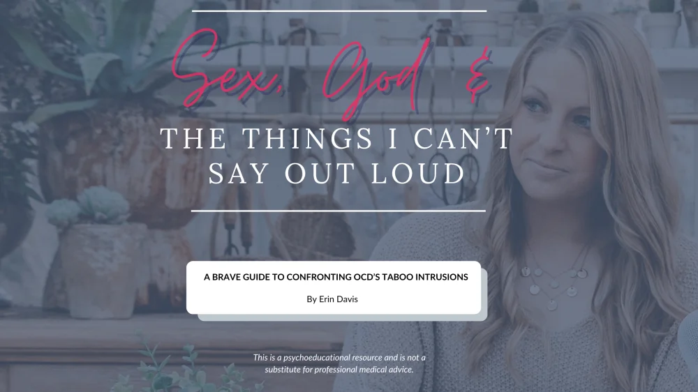Erin Davis is sharing a 14 page guide called, "Sex, God, and the Things I Can't Say Out Loud"