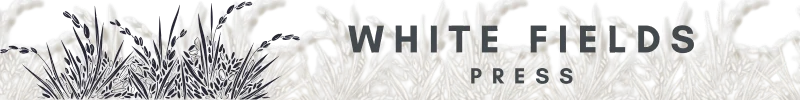 White fields Press header bar