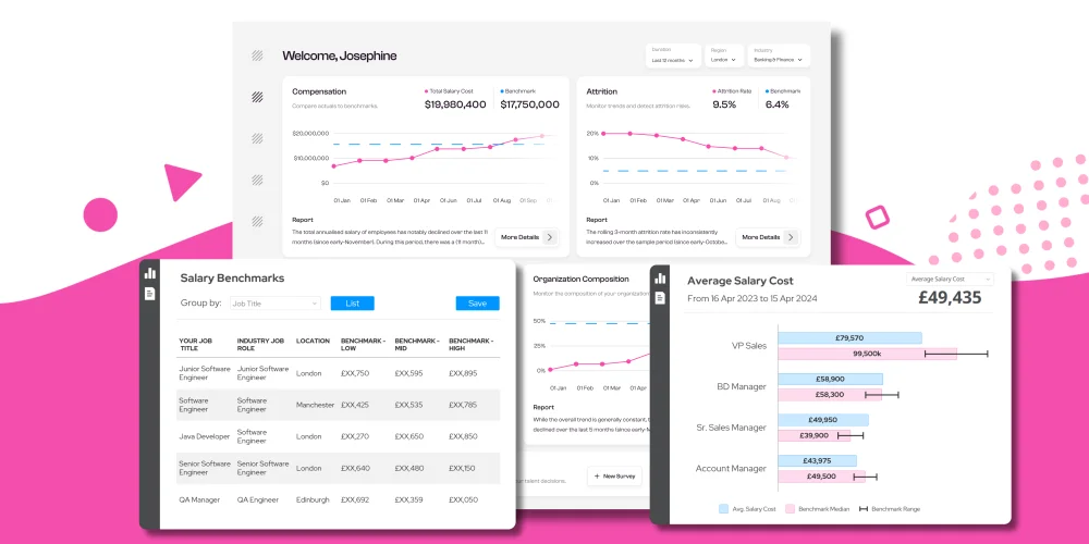 Compensation IQ product visuals