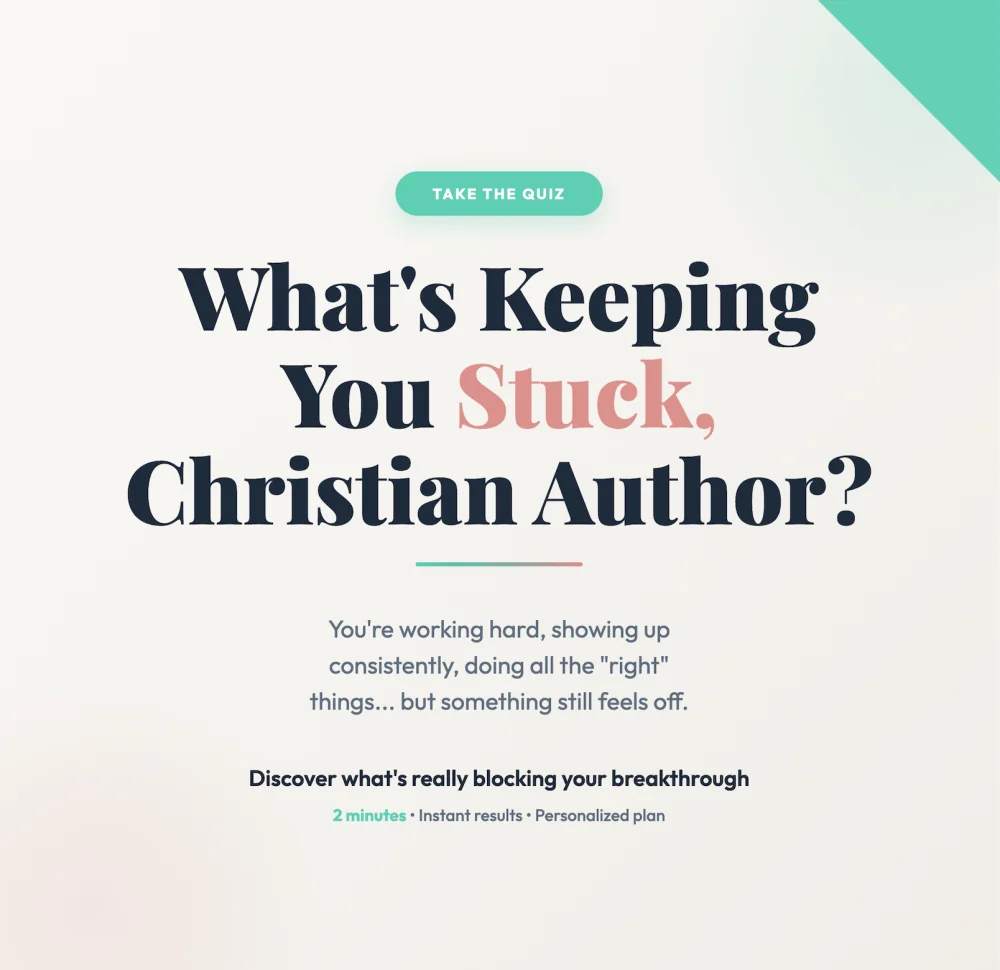 Christian writer quiz