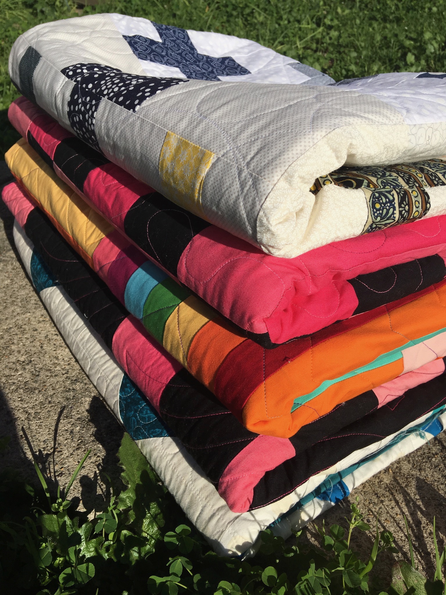 4 Single Bed Charity Quilts Donated