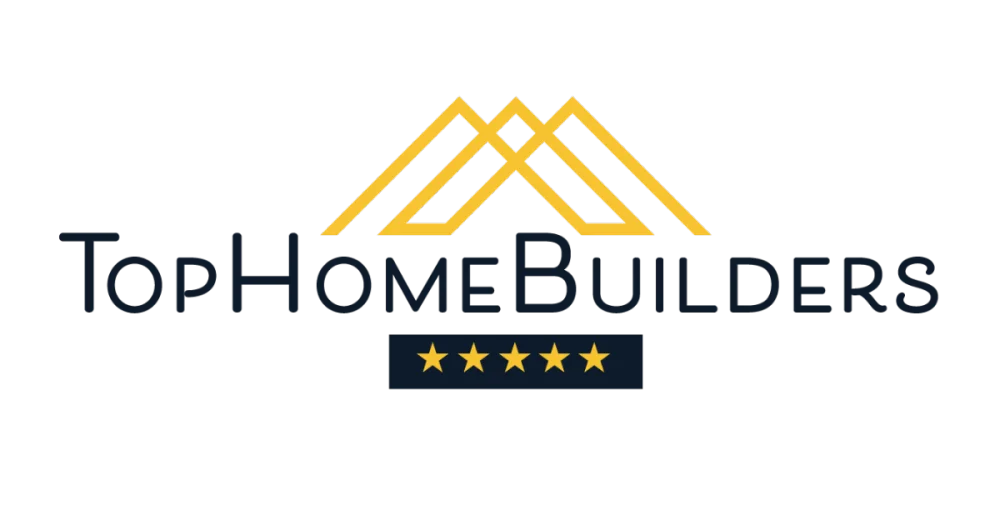logo with orange roof outline and five stars