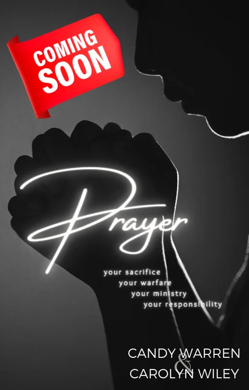 Prayer Book Cover with coming soon message