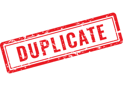 DUPLICATE