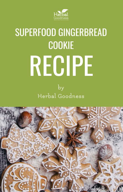 Superfood Gingerbread Cookie Recipe - eBook