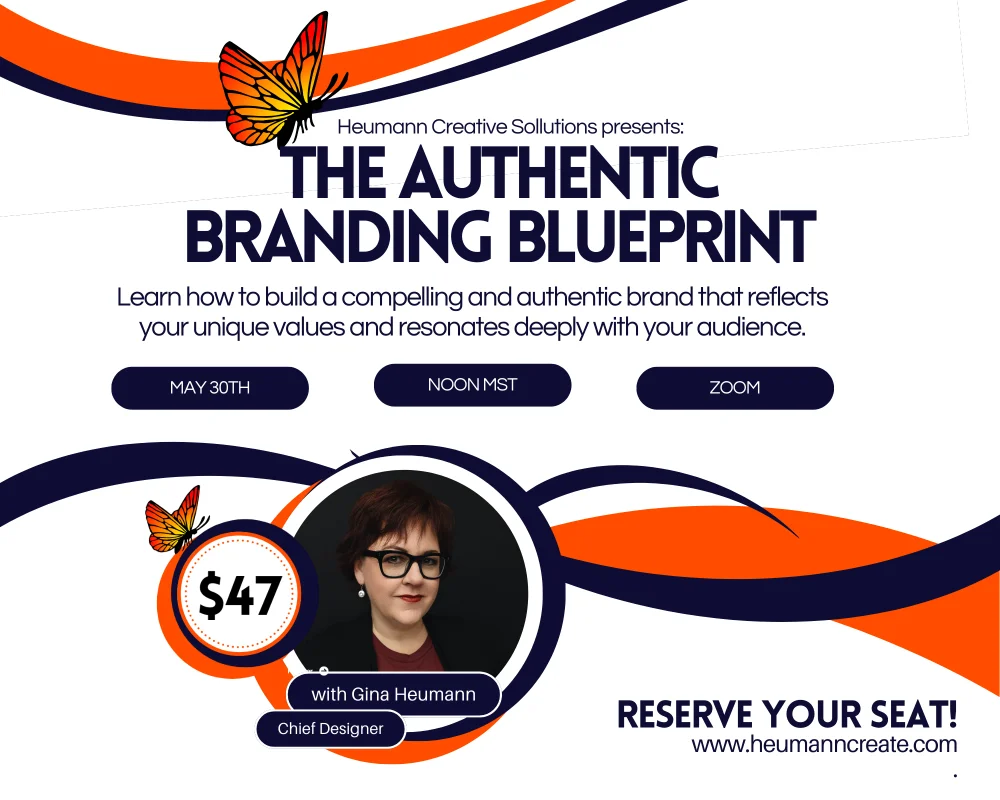 graphic advertising The Authentic Branding Blueprint workshop