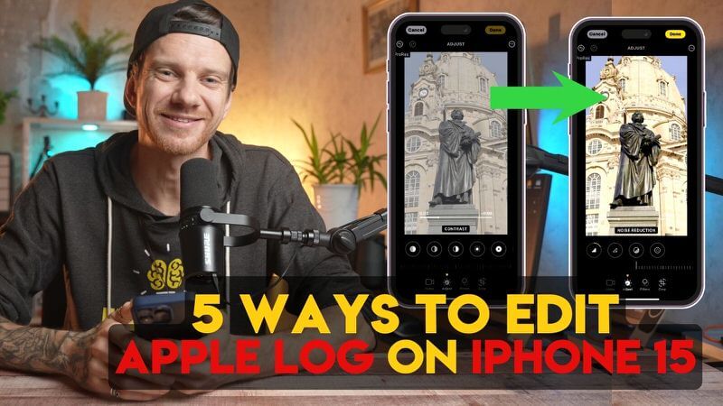 5 Ways How To Color Grade Apple Log on iPhone