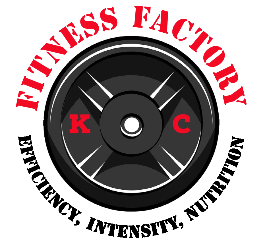 fitness factory kc logo black text