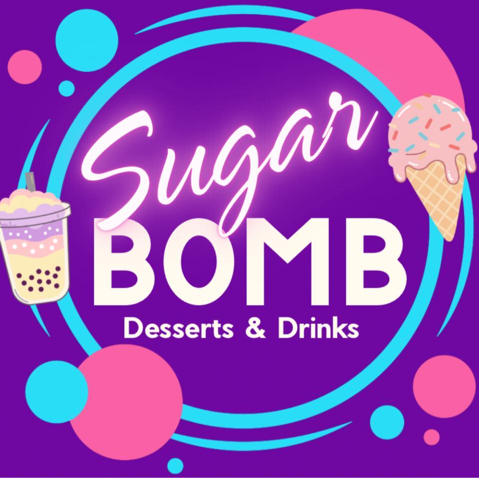 Sugar Bomb deserts & drinks logo