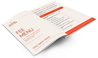 Download Fee Menu In Warragul, Gippsland In Warragul Dental Care