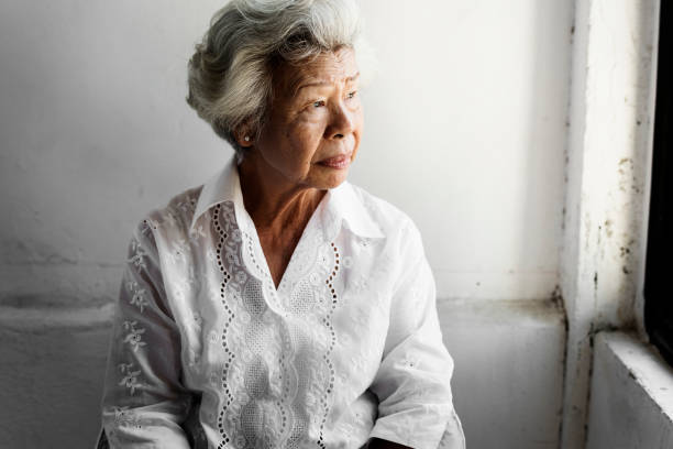 Old Woman Trying To Remember