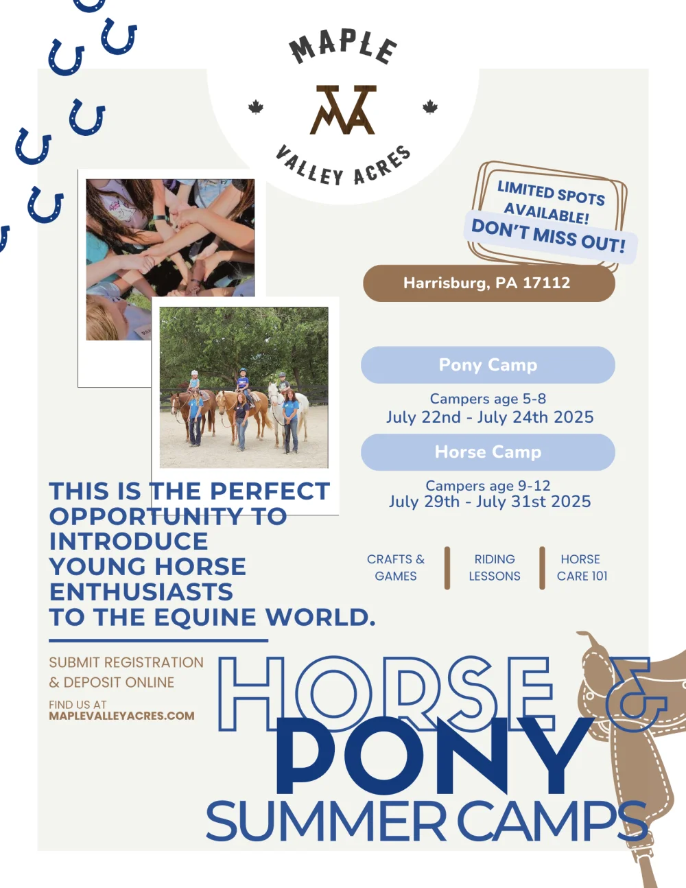 2025 Summer Horse Camp