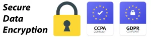 Secure Data Encryption badges