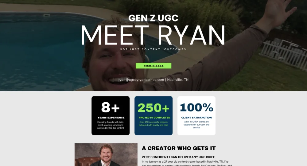 Canva UGC Portfolio