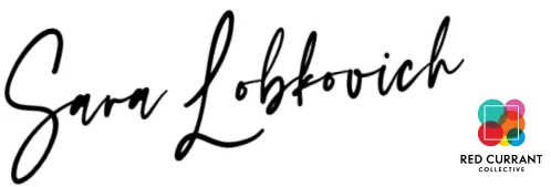 A black signature reaing "Sara Lobkovich" in a script font, with a tiny multi-colored circle logo.