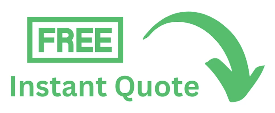 free instant quote with arrow