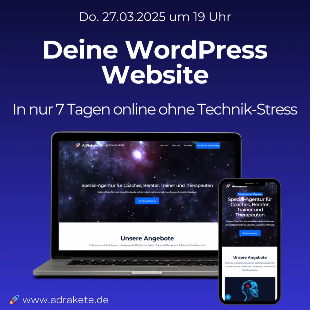 Webinar Einladung: 27.03.2025 19 Uhr