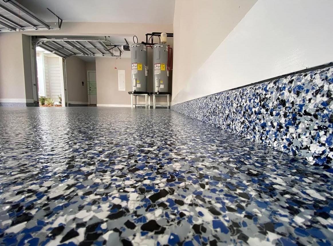 Professional garage floor coating installation by Awesome Garage
