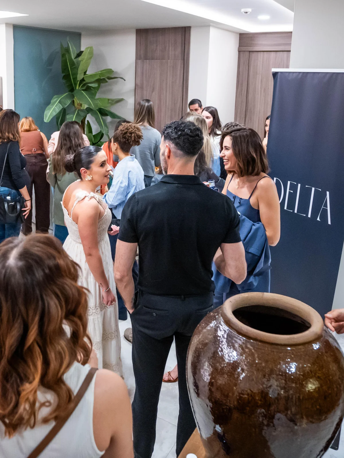 Comunidad Delta reunida en un evento