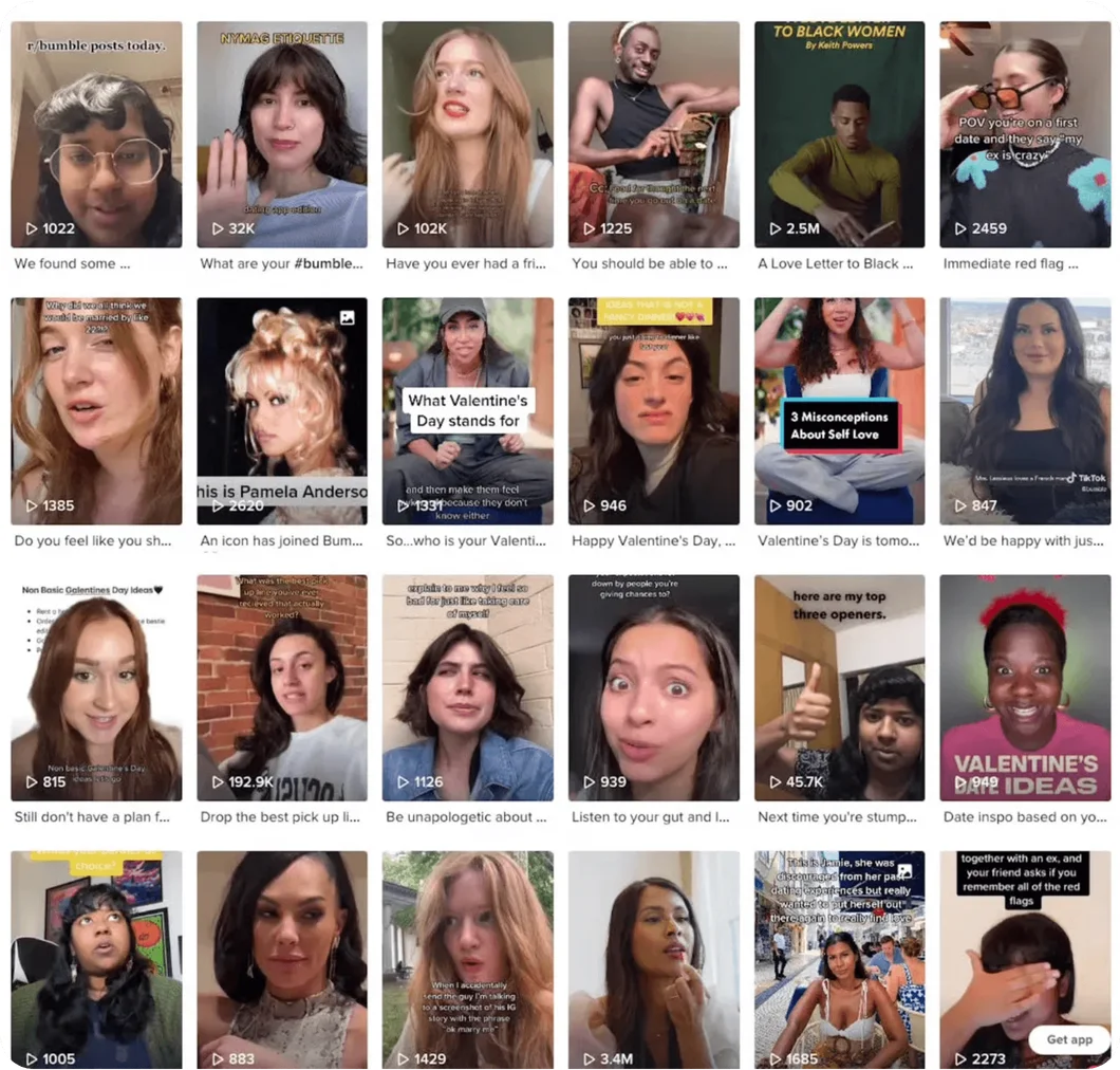 Examples of short-form user-generated content and social shopping