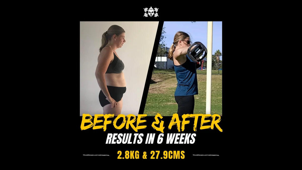 Client before and after transformation