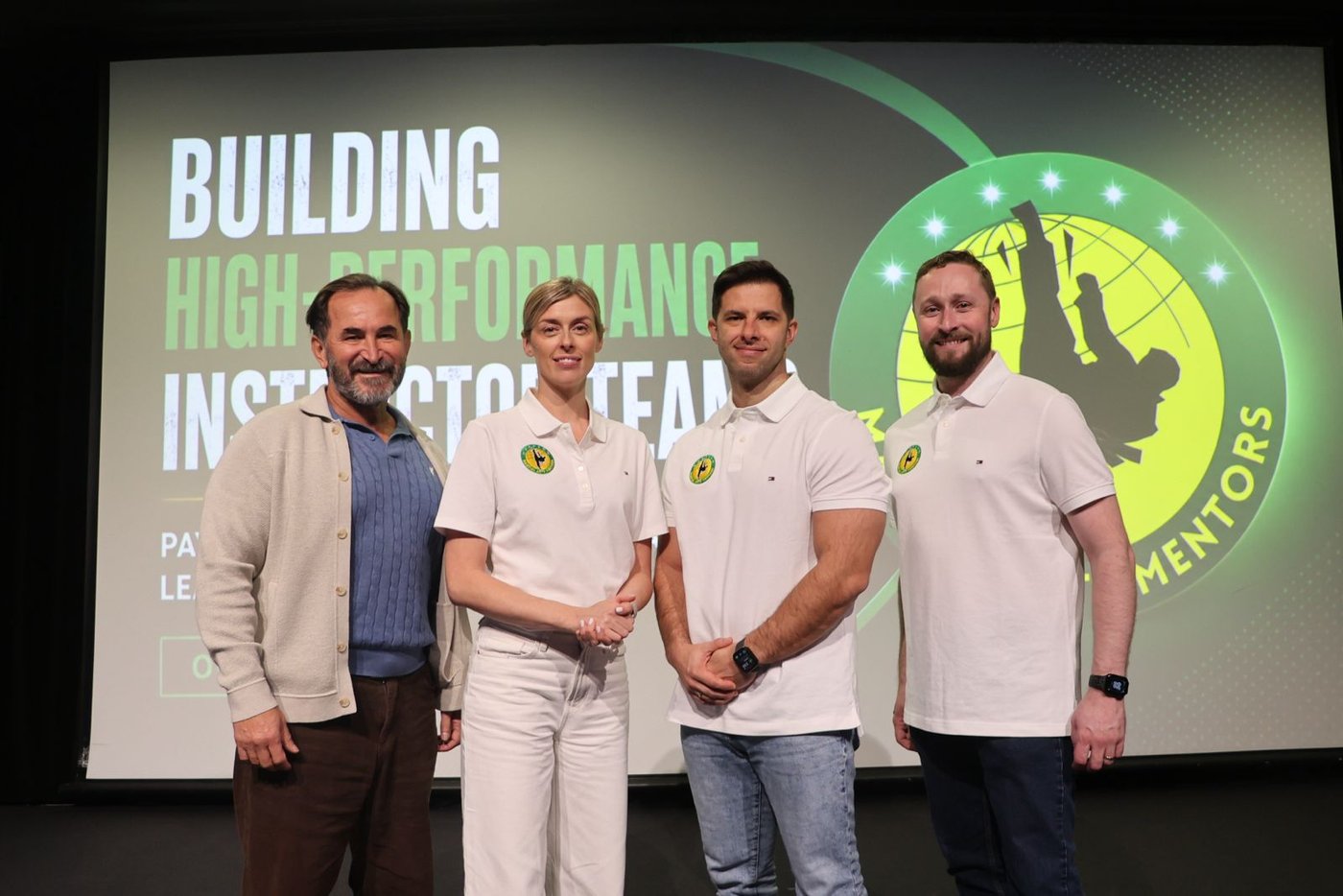 Martial Arts Mentors on stage